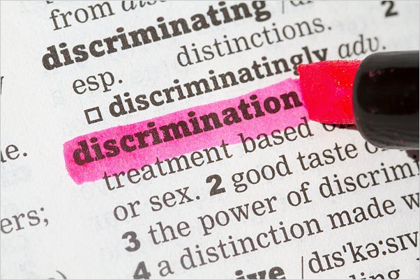 Definition of the word discrimination.