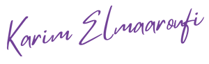 Karim Elmaaroufi signature.